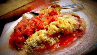 Рецепт Абрикосового крамбла с корицей