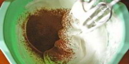 Шаг 4: безе с какао