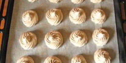 Шаг 6: безе с какао