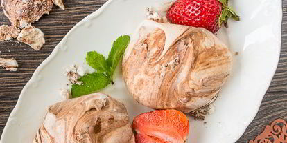 Шаг 11: безе с шоколадом