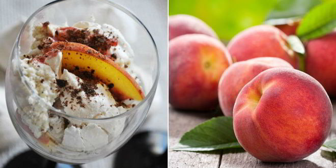 Рецепт персикового безе-десерт