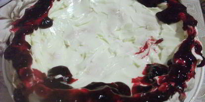 Шаг 10: торта-безе рождественского венок