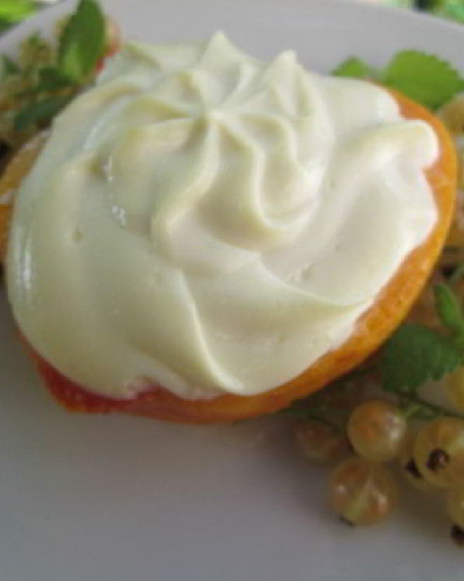 Рецепт десерта творожного персик