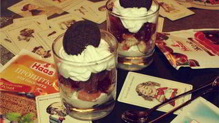 Рецепт Десерта Вишневого пустяк