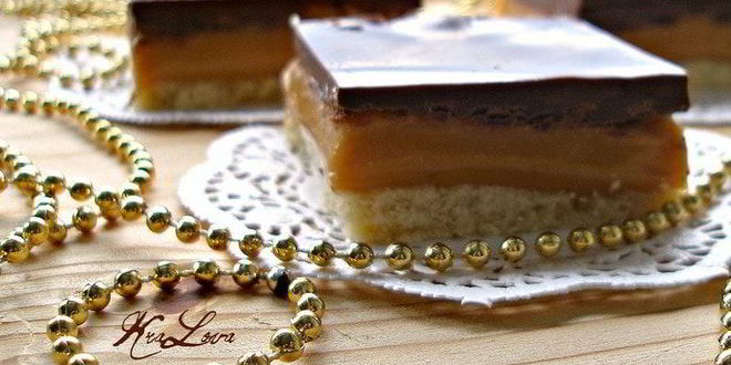 Рецепт домашнего шоколадна-карамельного печенье твикс