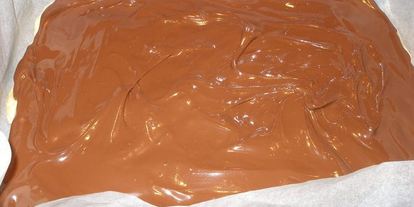 Шаг 5: домашнего шоколадна-карамельного печенье твикс