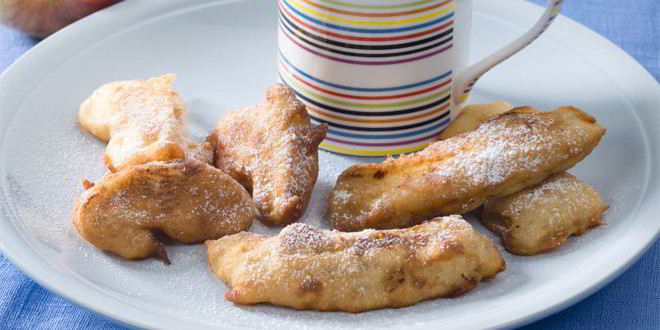 Рецепт фруктов в тесте