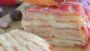 Рецепт Картофельного мильфея с хамоном