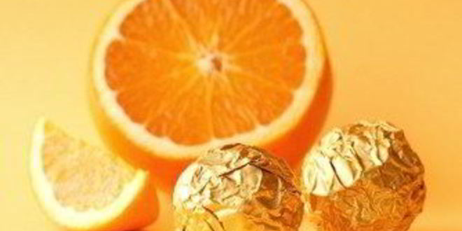 Рецепт Апельсиновых конфет с грецкими орехами