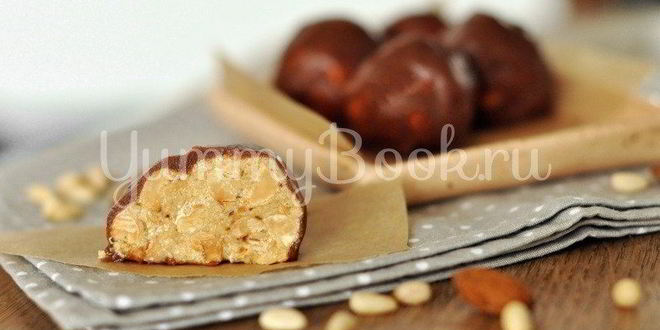 Рецепт домашних конфет сникерс