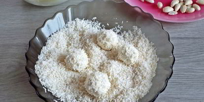 Шаг 13: кокосовых конфет снежки