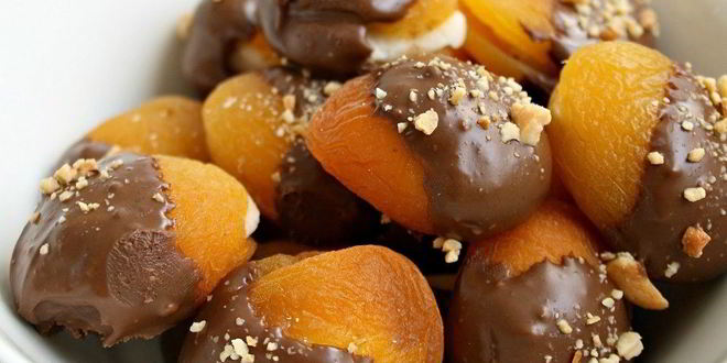 Рецепт конфет курага в шоколаде