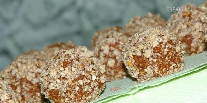 Рецепт конфет рыжик