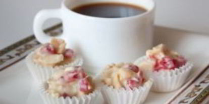 Шаг 5: конфет с белым шоколадом