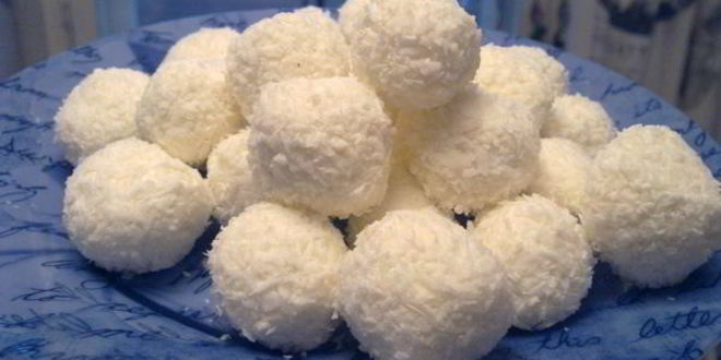 Рецепт конфет творожных шарики с орехами