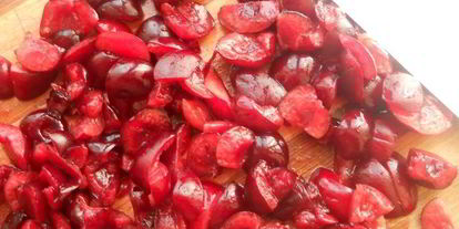 Шаг 1: мягких шоколадно-черешневые конфеты