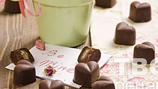 Рецепт Шоколадных конфет с начинкой из имбирных цукатов