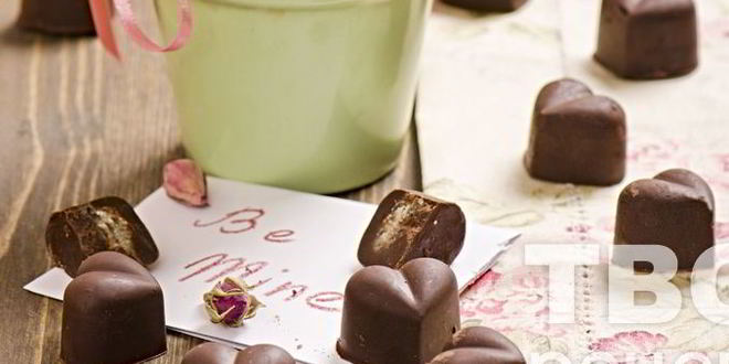 Рецепт Шоколадных конфет с начинкой из имбирных цукатов