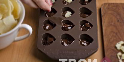 Шаг 5: шоколадных конфет с начинкой из имбирных цукатов