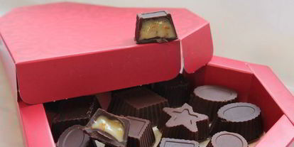 Шаг 5: шоколадных конфет с начинкой