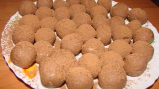 Рецепт Трюфельных конфет из малютки