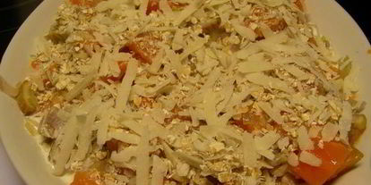 Шаг 5: крамбла из тыквы и каштанов