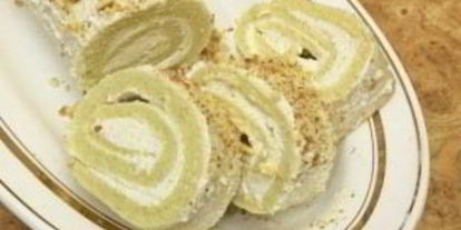 Шаг 5: бисквитного рулета со сливочно-молочным кремом