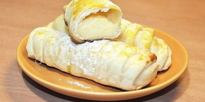 Рецепт булочек с кремом