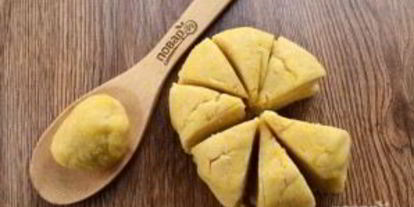 Шаг 2: корзиночек из нута с белковым кремом