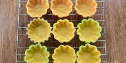 Шаг 3: корзиночек из нута с белковым кремом