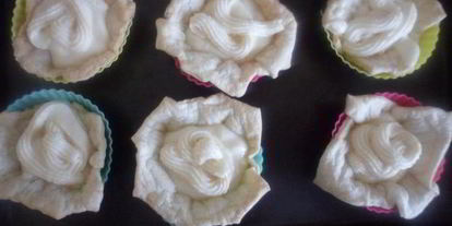 Шаг 4: корзиночек слоеных с творожным кремом