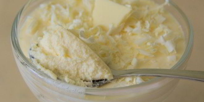 Рецепт крема из белого шоколада