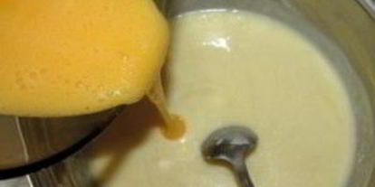 Шаг 1: крема из белого шоколада