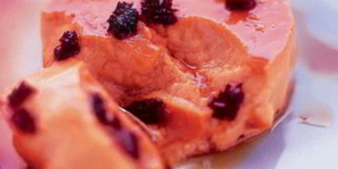 Рецепт крема-карамели со сморчками