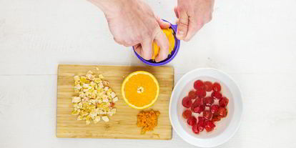 Шаг 1: кростаты с кремом из манной крупы