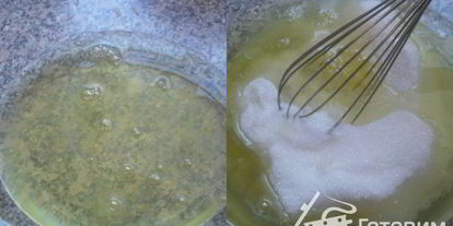 Шаг 2: маслянного крема с белками