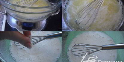 Шаг 3: маслянного крема с белками