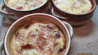 Рецепт Помидоров черри в креме из сыра Джюгас