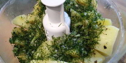 Шаг 1: помидоров, фаршированных картофельно-тунцовым кремом