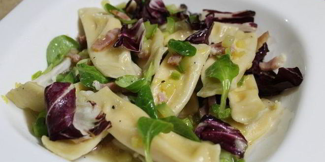 Рецепт равиолей со сливочно-сырным кремом