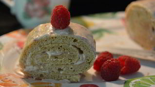 Рецепт Рулета со швейцарским маслянным кремом