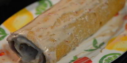 Шаг 7: рулета со швейцарским маслянным кремом