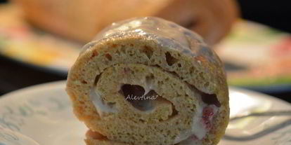 Шаг 8: рулета со швейцарским маслянным кремом