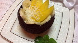 Рецепт Шоколадных чашечек с ореховым кремом