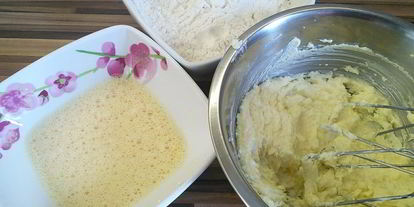 Шаг 2: снежного крема-торта