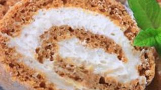 Рецепт Тыквенного рулета со сливочным кремом