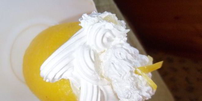 Рецепт лимонного десерта пикантного