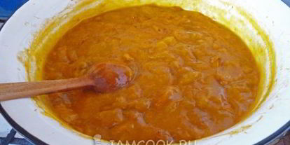 Шаг 3: абрикосового мармелада