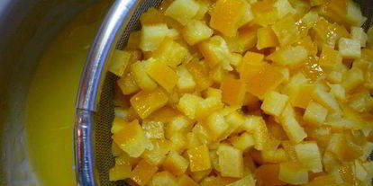 Шаг 3: апельсиновых цукатов и мармелад