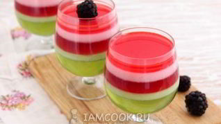 Рецепт Многослойного желе